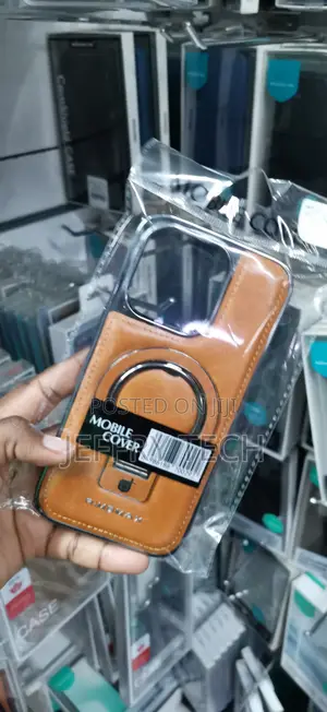 iPhone 14 Pro R.MBMAX Premium Faux Leather Magnetic Case