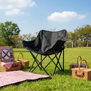Home Chairs : Outdoor Foldable Portable Camping Chair