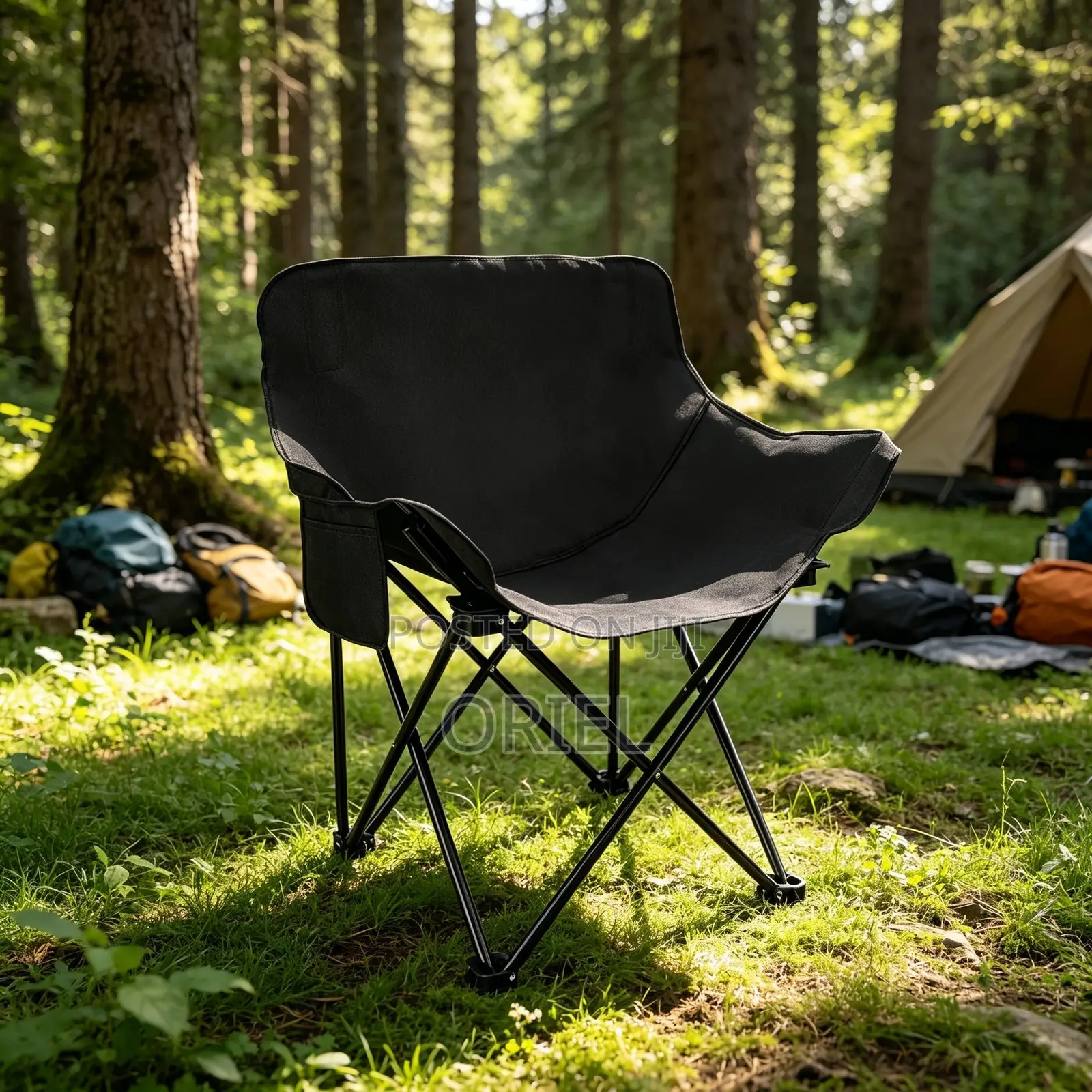 Home Chairs : Outdoor Foldable Portable Camping Chair