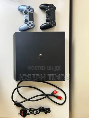 PlayStation 4 Pro With One Extra Controller