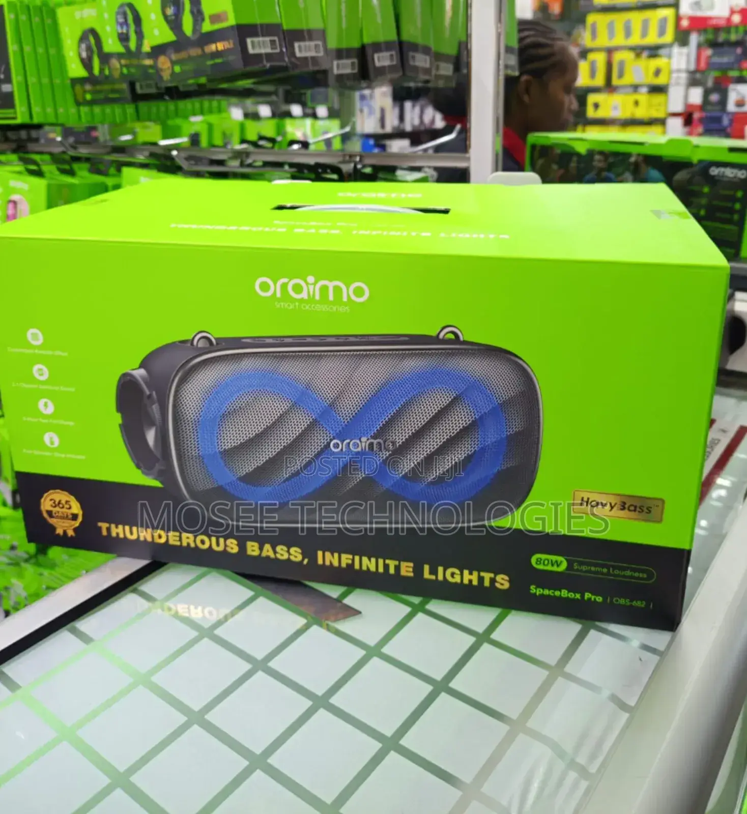Oraimo SpaceBox Pro 60W Bluetooth Wireless Portable Speaker