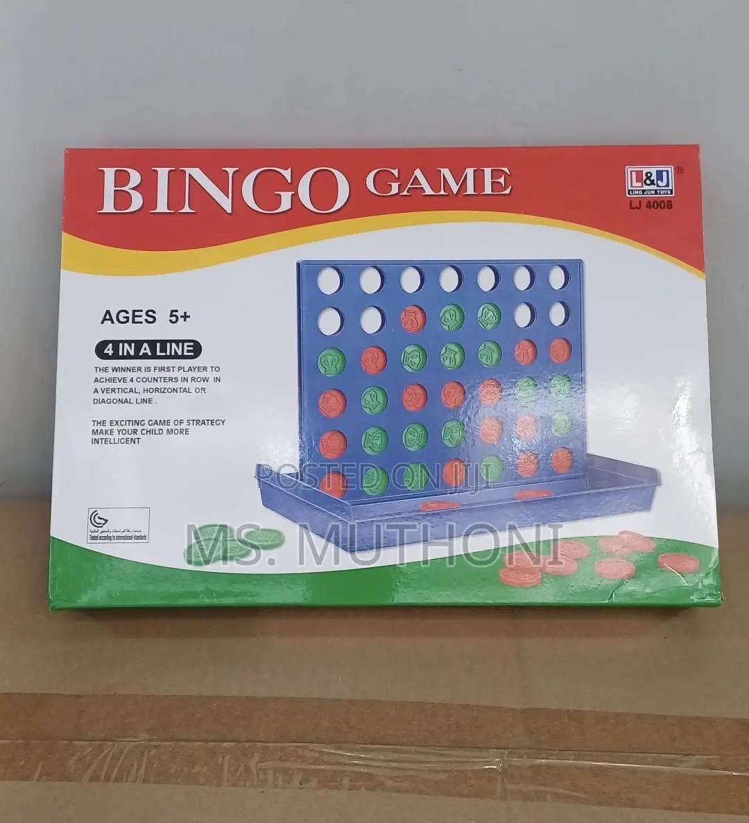 4-in-a-Line Strategy Game (Bingo )
