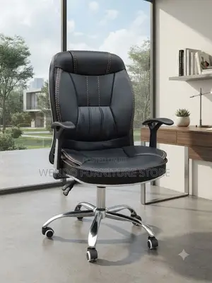 Office Chairs'; Leathered Office Recliner High Backed Chairs
