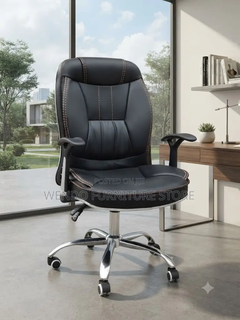 Office Chairs'; Leathered Office Recliner High Backed Chairs