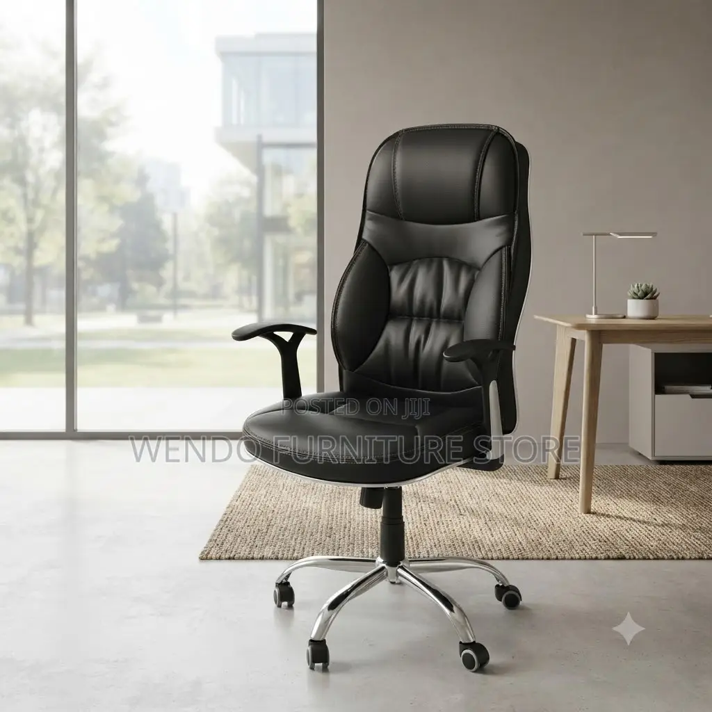 Office Chairs'; Leathered Office Recliner High Backed Chairs