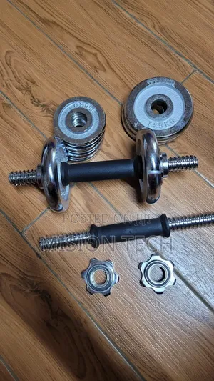 10KG Chrome Dumbbells – Adjustable **