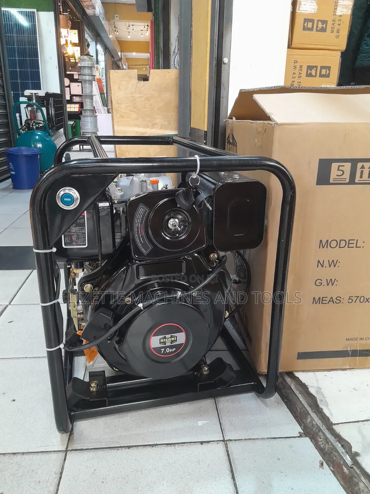 Hisaki Japan 3" Keystart Diesel Water Pump 7hp