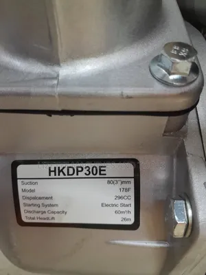 Hisaki Japan 3" Keystart Diesel Water Pump 7hp