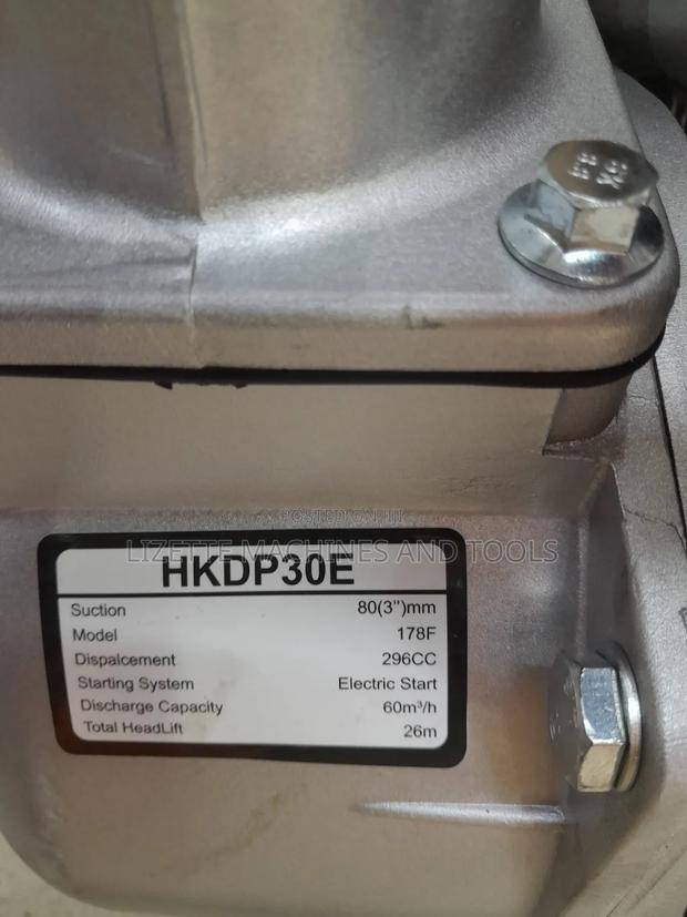 Hisaki Japan 3" Keystart Diesel Water Pump 7hp - thumbnail 3
