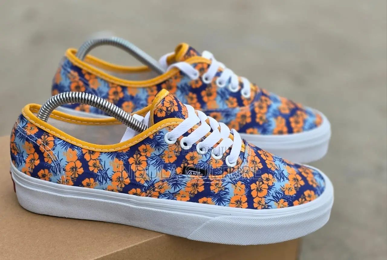 Floral Vans Canvas