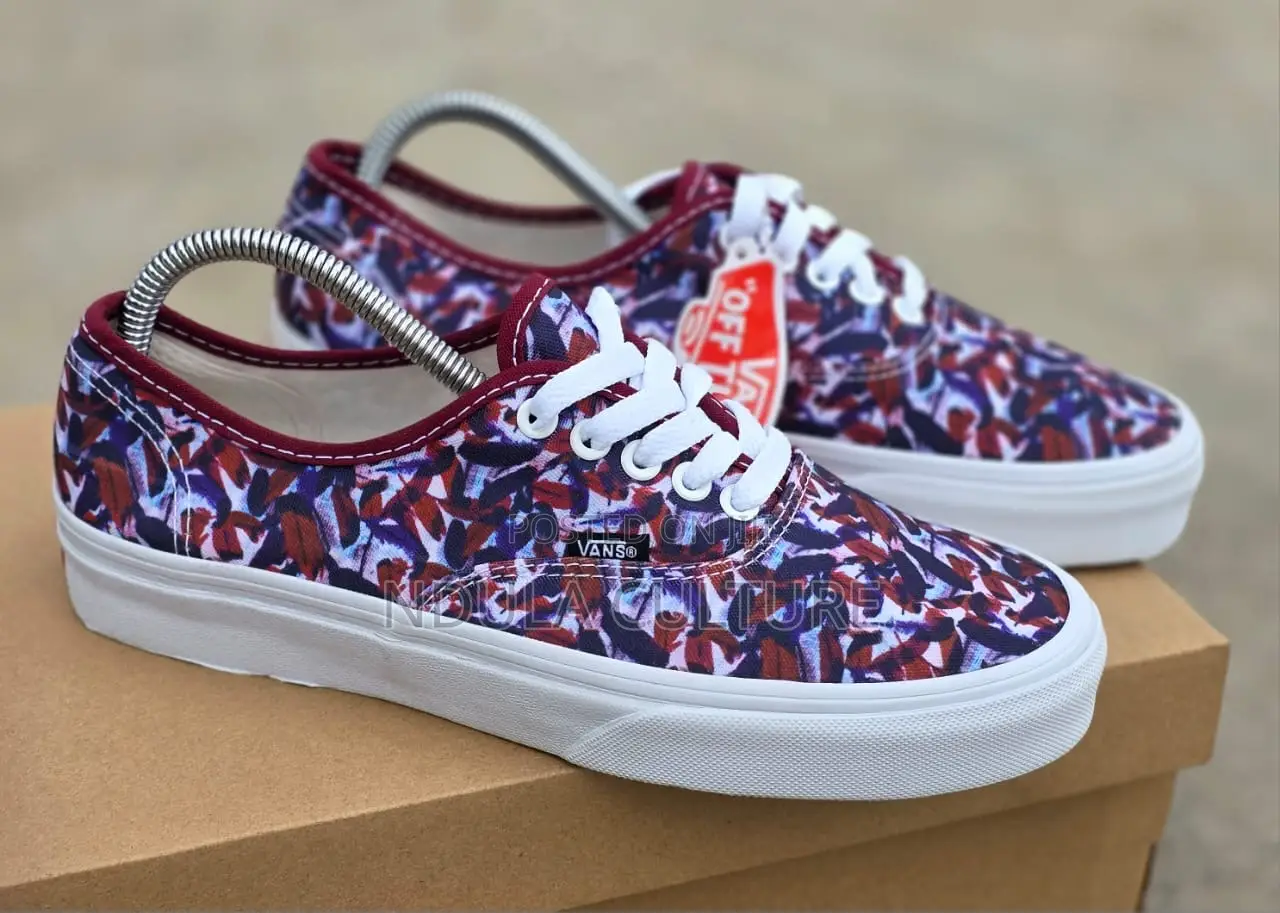 Floral Vans Canvas