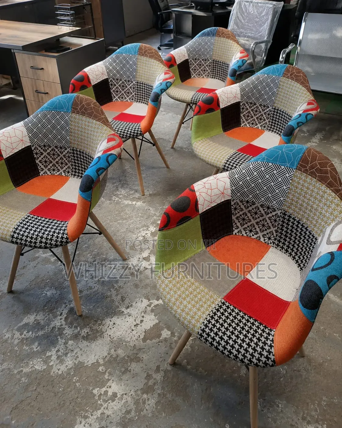 Luxury Patchwork Dining Chairs