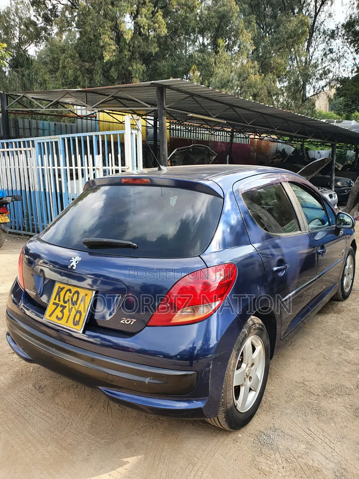 Peugeot 207 2012 Blue