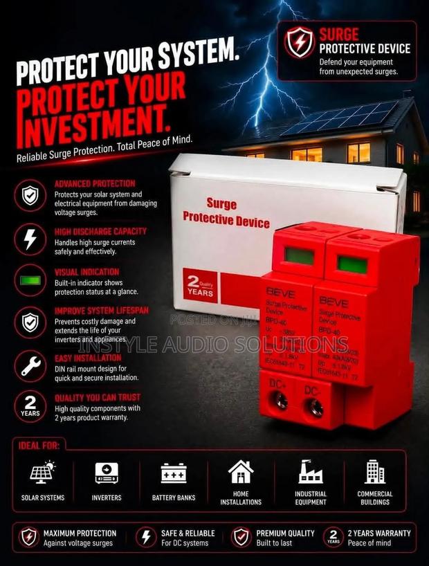 500V Surge Protector Device for Solar