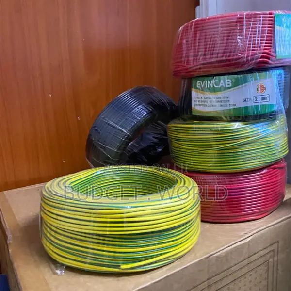 4.0mm Single Core Installation Cable – Red, Black Yellow