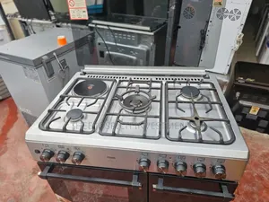 90*60 Mika Cooker 4+1 With Wok Burner Standing Cooker W