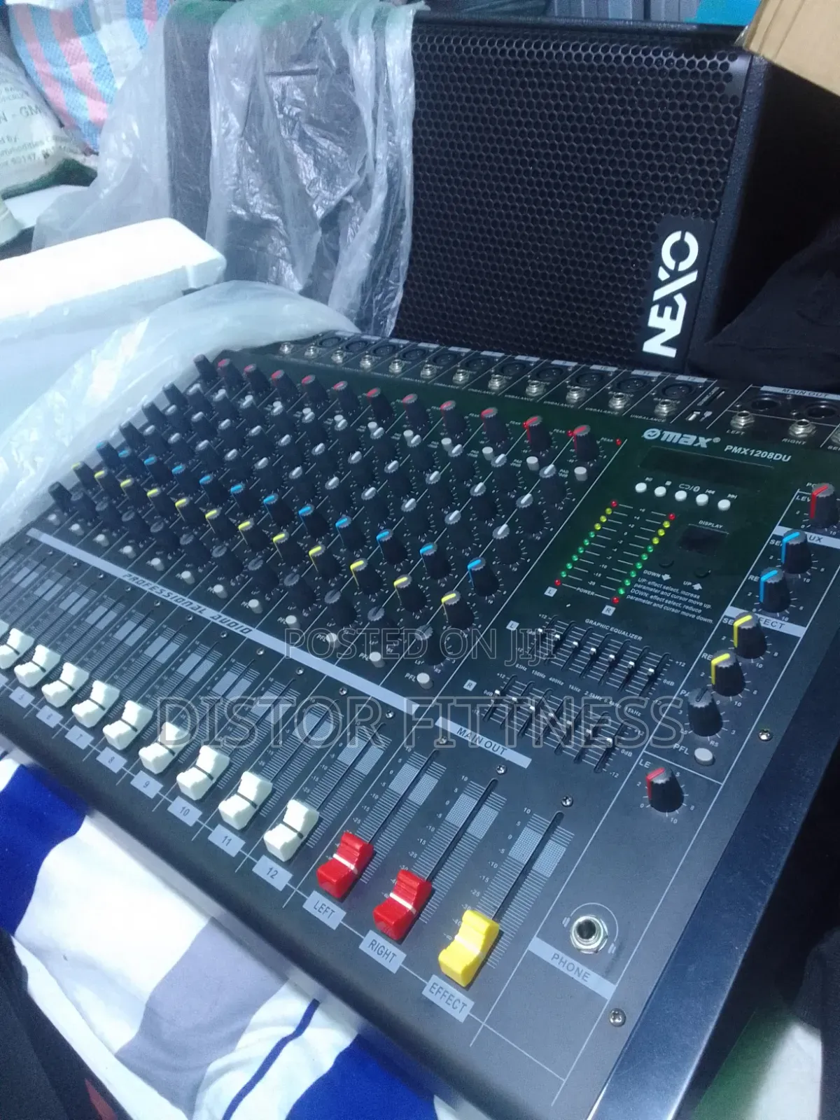Nexo Ps12 Passive Speaker Omax Active 12 Channel Mixer "Black"