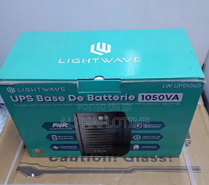 New Light Wave Ups 1050VA Power Backup- 2 Universal Power Socket