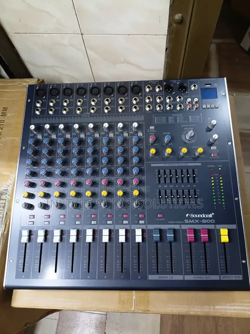 8 Channels Plain Mixer Sound Craft SMX 800