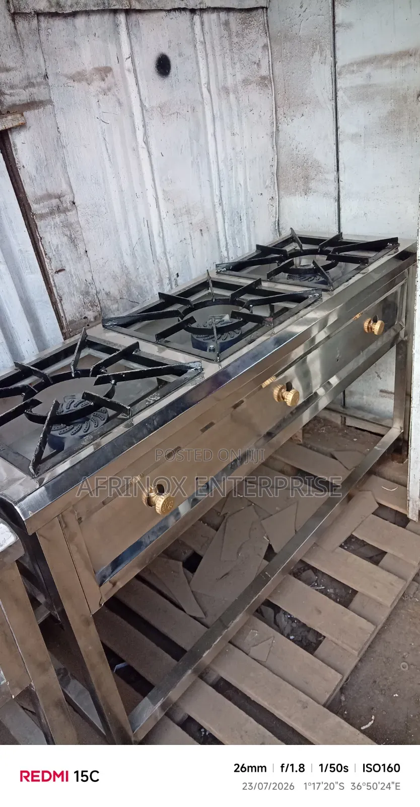 Classic Gas Cooker, 3 Burners