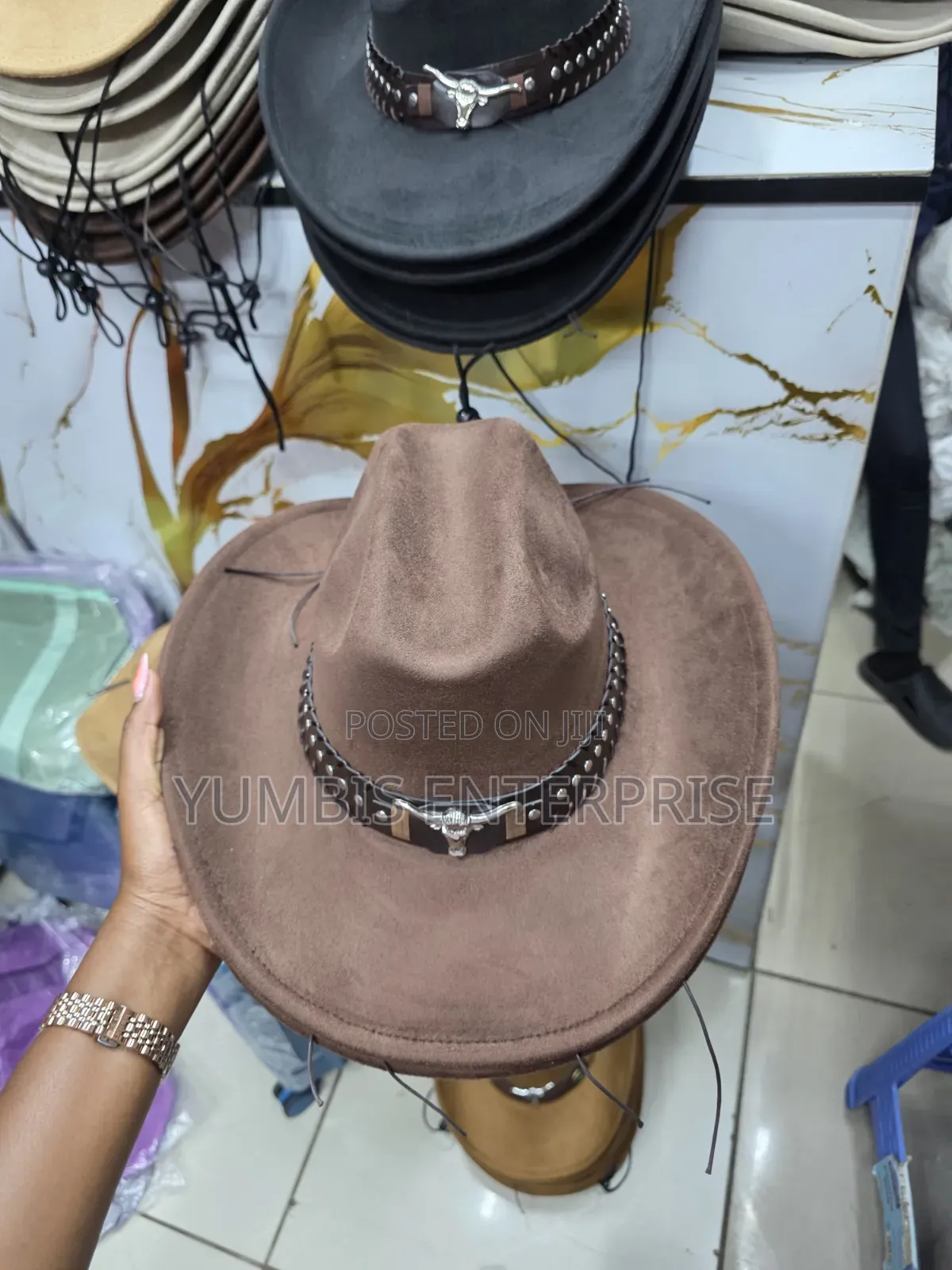 Dark Brown Western Styles Cowboy Hats at 1000