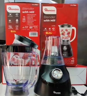 Ramtons Blender + Mill 600W 2-Speed – RM/764