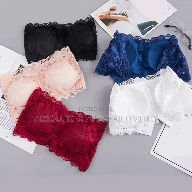Cotton Tube Strapless Bralletes
