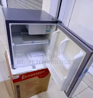 Premier 50L Compact Mini Fridge Single Door Refrigerator Silver