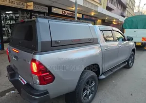 Toyota Hilux Double Cab Matte Black Steel Canopy (2016–2025)