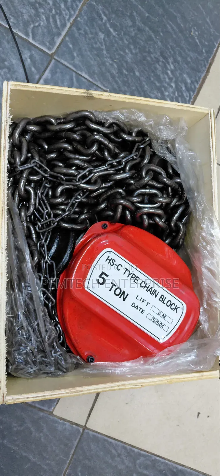 5-Ton Capacity HS-C Type Manual Chain Block