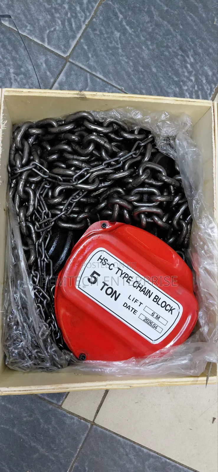 5-Ton Capacity HS-C Type Manual Chain Block
