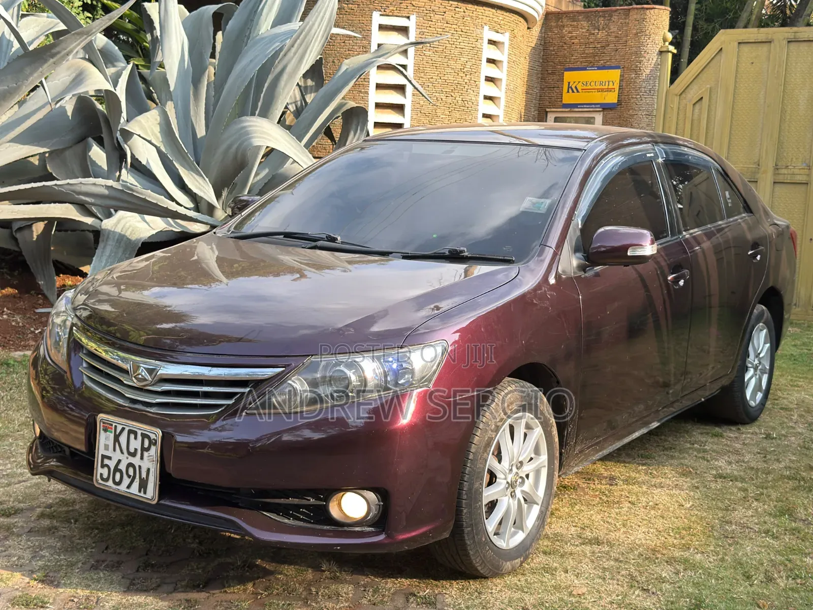 Toyota Allion 2010 Burgundy