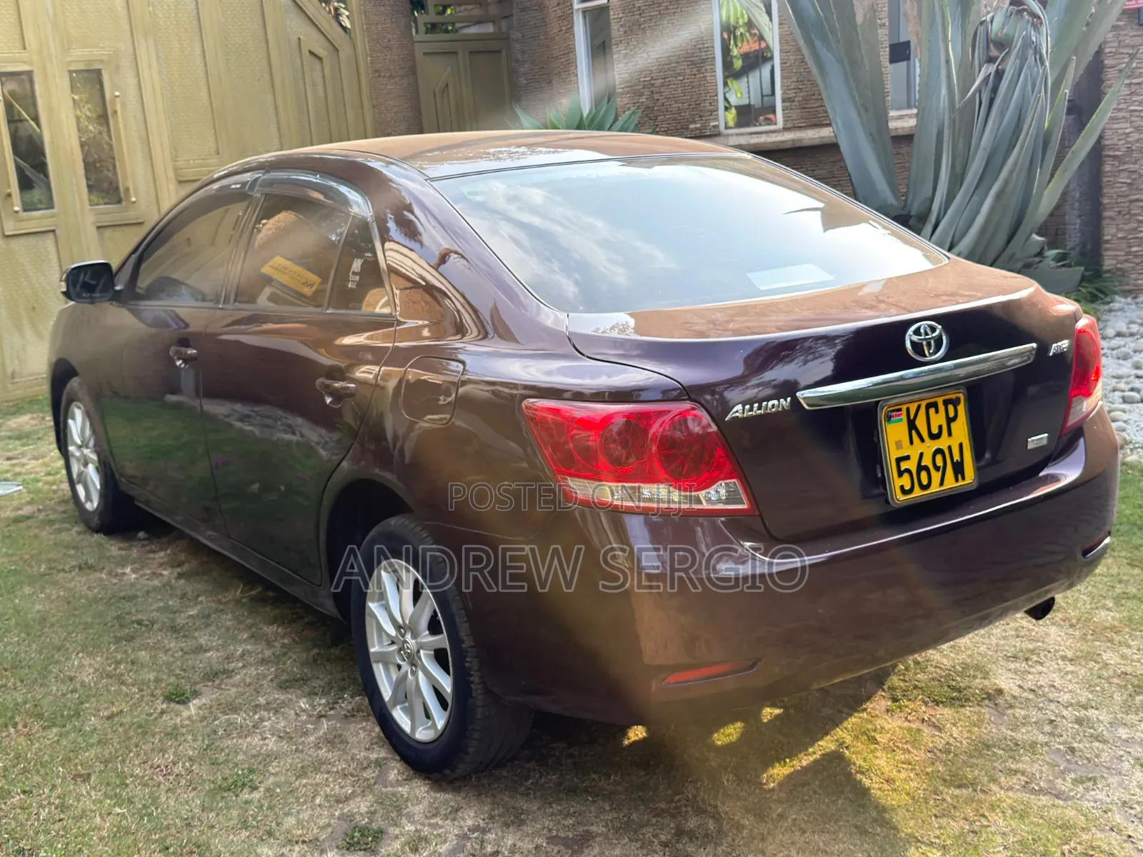 Toyota Allion 2010 Burgundy