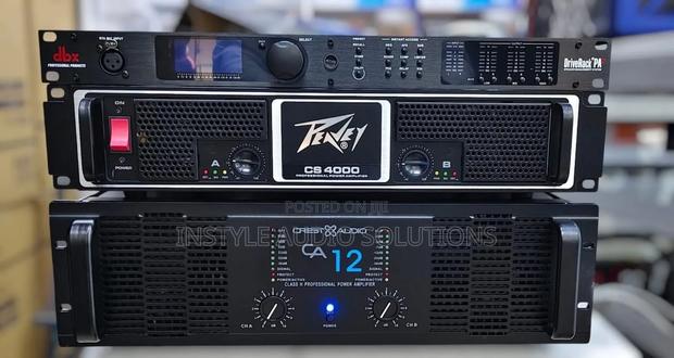 Drive Rack DBX PA2 ,Peavey Cs4000 Powered Amplifier CA12 Crest Audio