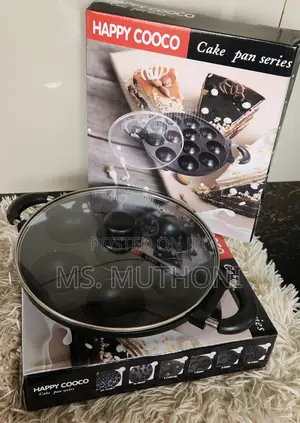 Big Size 7 Hole Vitumbua Pan With a Lid