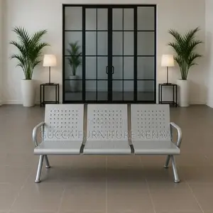 3-Link Non-Padded Waiting Bench.