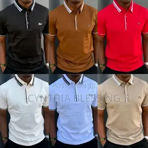 Tshirts for Men_ Striped Collar