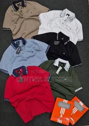 Tshirts for Men_ Striped Collar