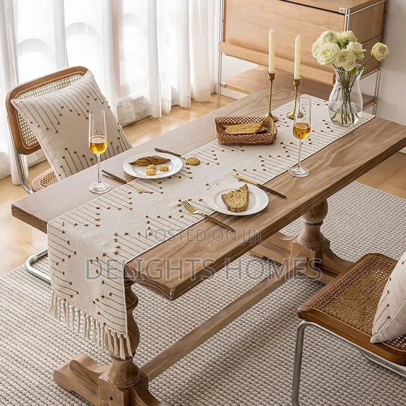 Knotted Tassels Festival Table/TV Cabinets Runners_ca