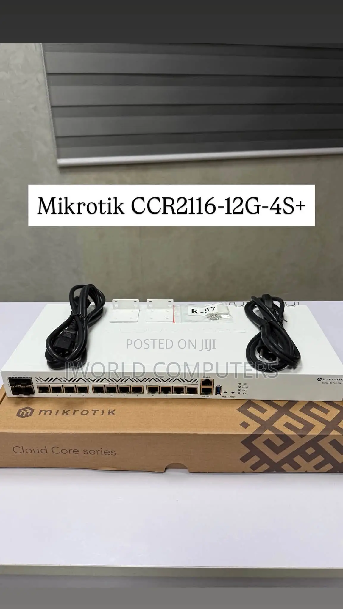 Mikrotik Cloud Core Router 2116-12g-4s+ (Ccr2116-12g-4s+)
