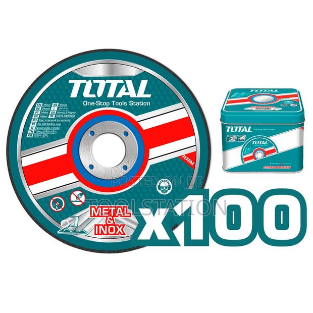 Metal Cutting Discs Inox 100 Pieces (4-1/2")*1.0mm(3/64")*22.2mm(7/8"