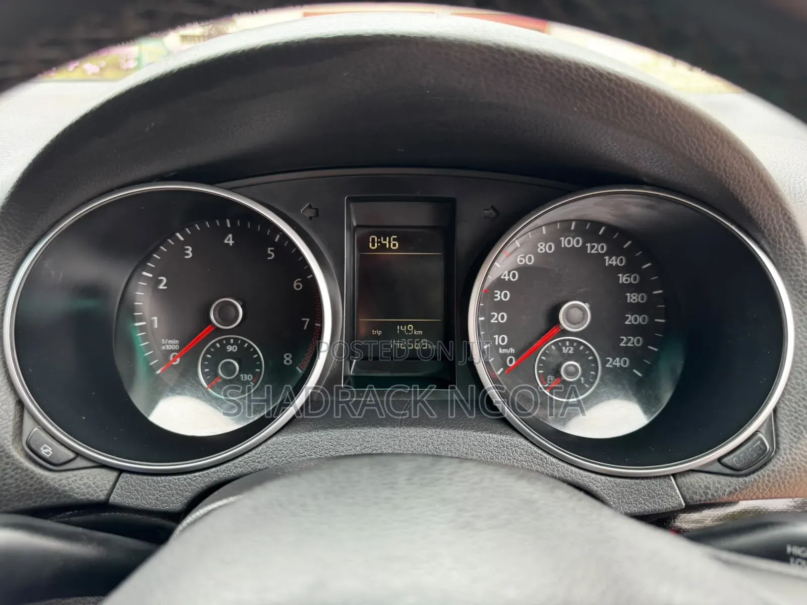 Volkswagen Golf 2012 Red