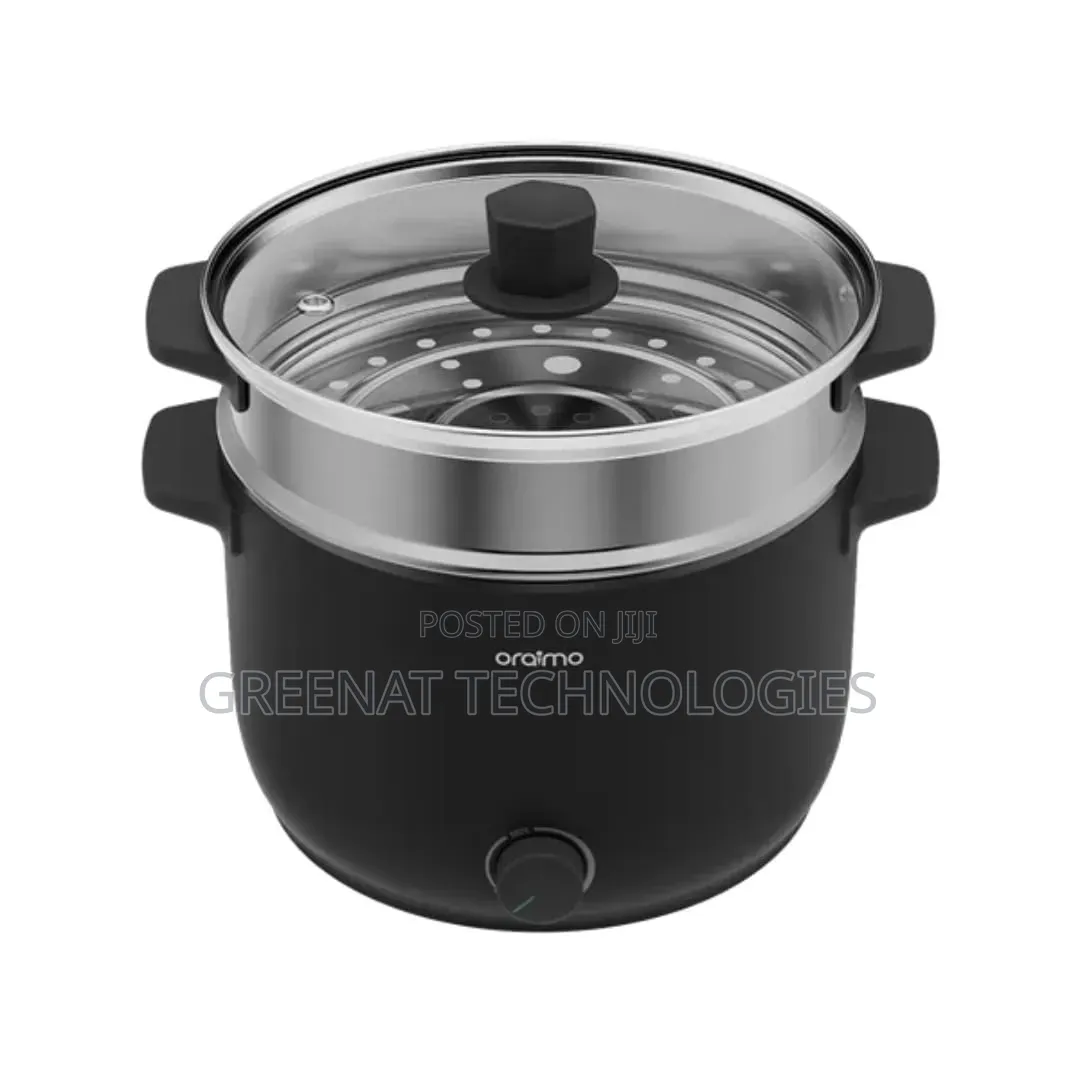 Oraimo OHP-201A 1000W 3L Smart Electric Cooker - Non-Stick, Steamer