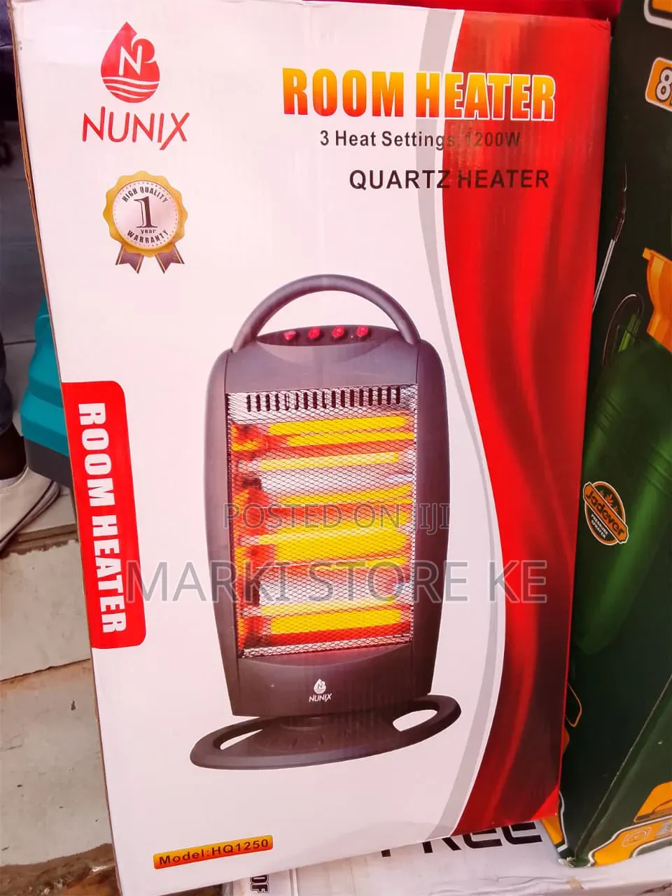 Nunix Room Heater 1200 Watts/Rotating Room Heater