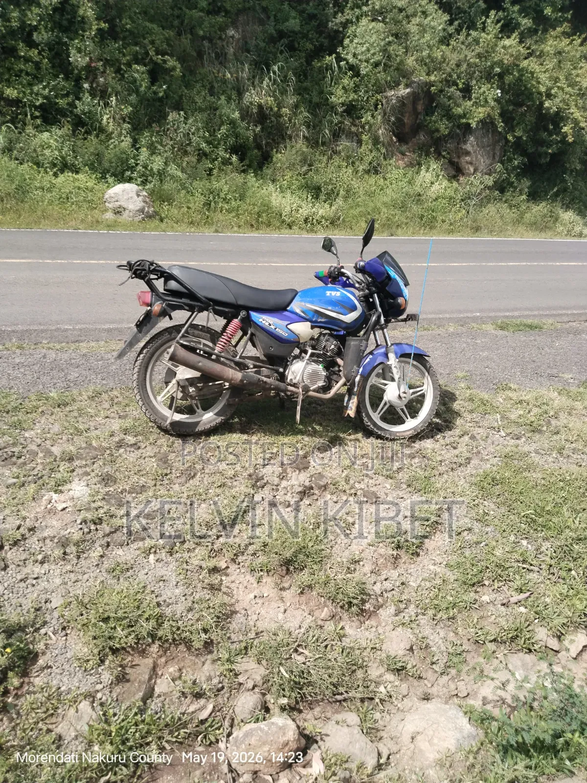 TVS HLX Plus ES 2021 Blue
