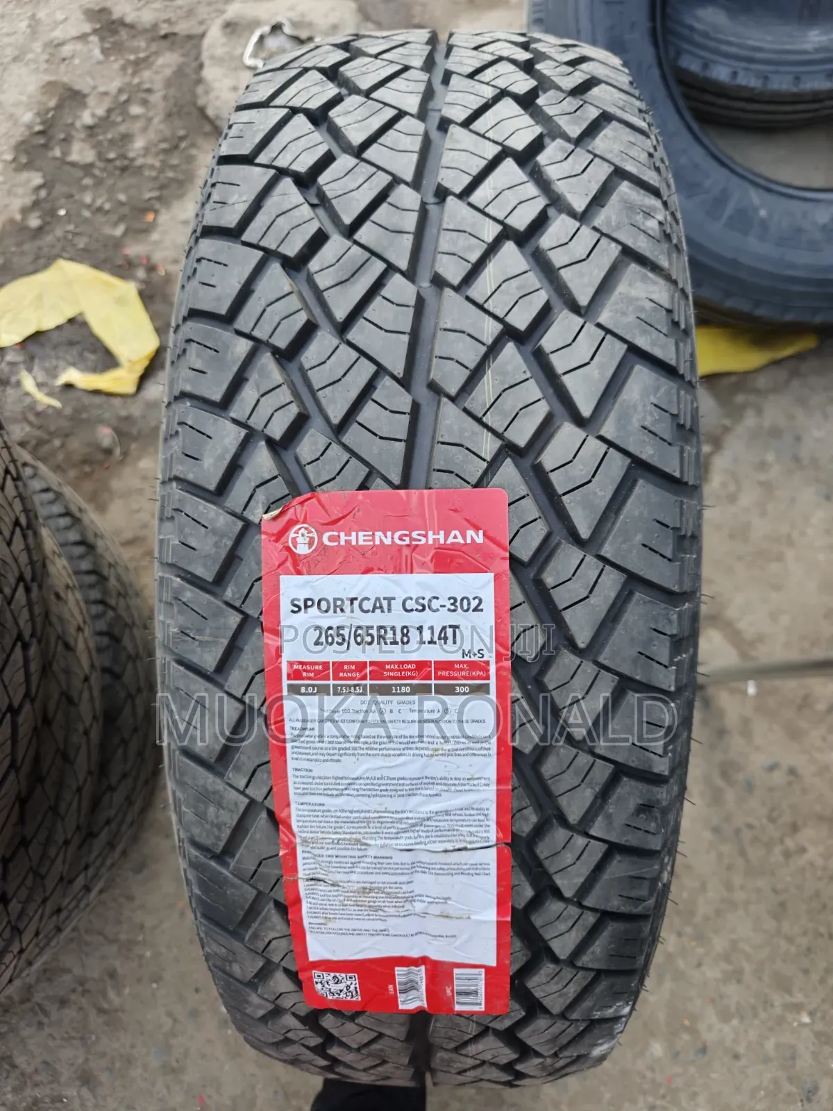 265/65r18 Chengshan Tyre (All-Terrein Tyre