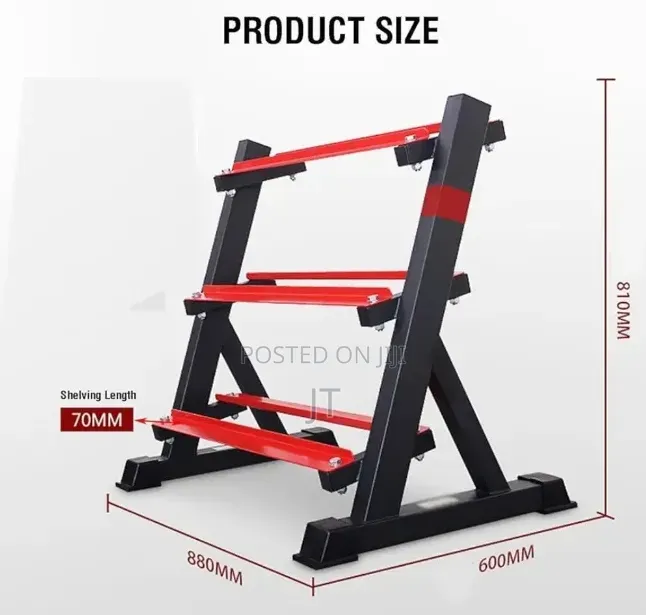 3 Tier Dumbbell Rack