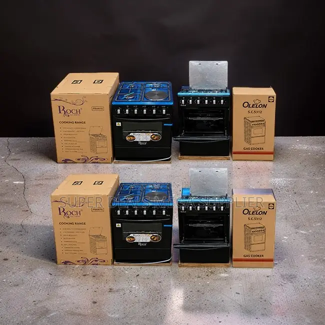 Kitchen Upgrade 4 Gas 3 Gas Burners +1 Electric Free Standing Cooker