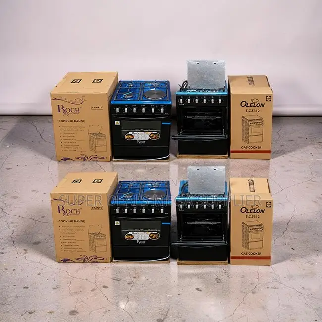 Smart Cooking Solution 4 Gas 3 Gas Burners +1 Electric Standing Cooker