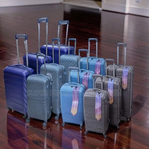 Travel-Friendly 3 in 1 Unbreakable Rubber Suitcase Travel Bags